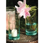 Cross Glass Candle Holder