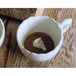 Porcelain Horse Coffee Mug