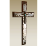 Large Hammered Cross