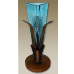 Glass Table Lamp Blue